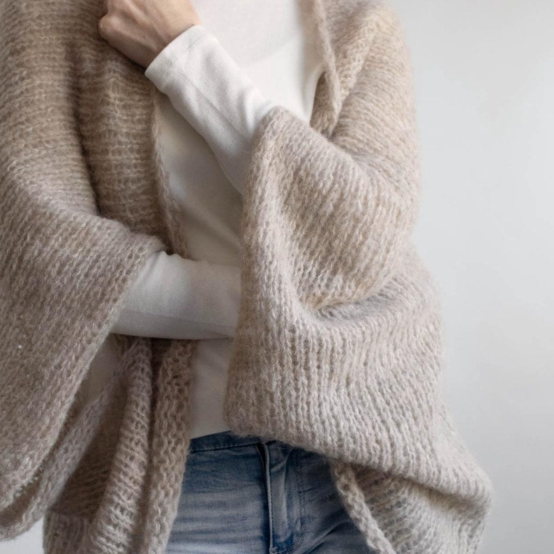 Lightweight Summer Knit Shrug Pattern