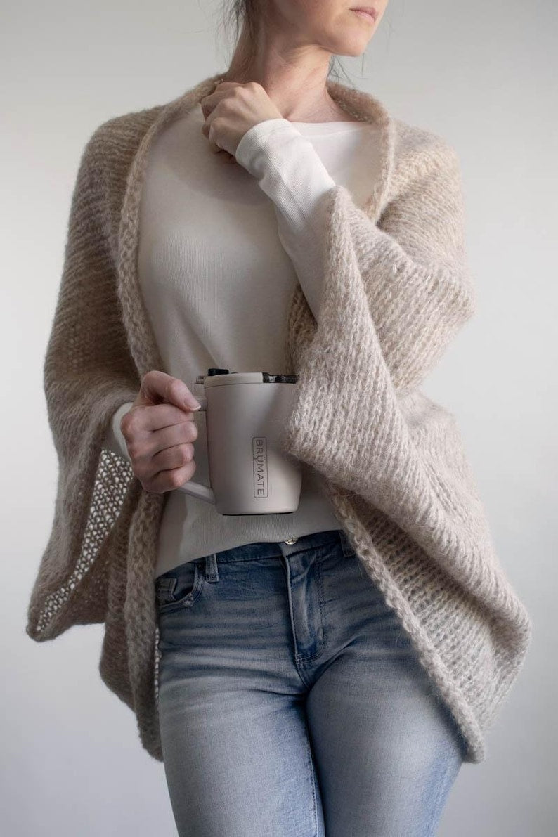 Lightweight Summer Knit Shrug Pattern