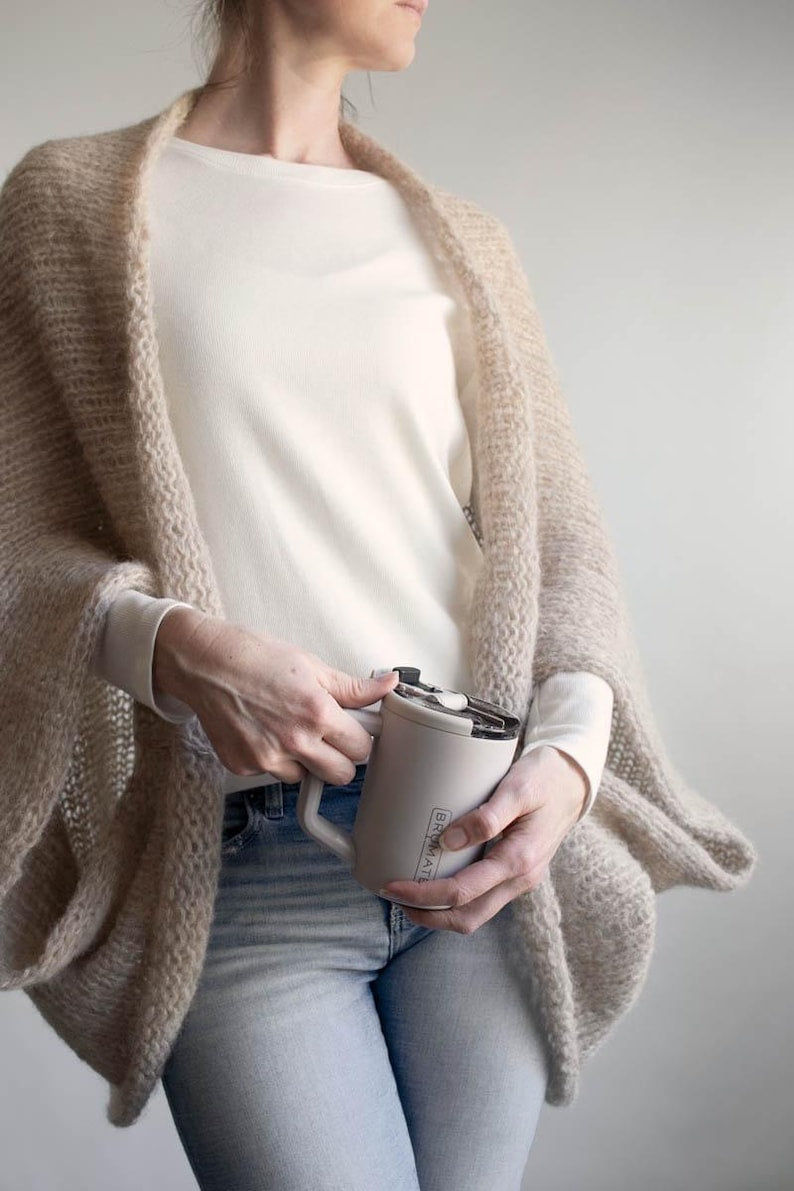 Lightweight Summer Knit Shrug Pattern