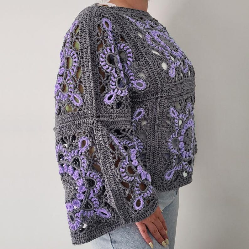 Turkish Granny Square Top Crochet Pattern
