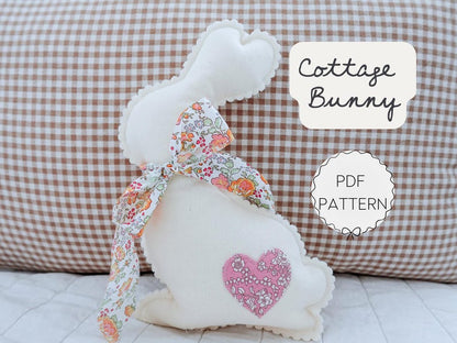 Cottage Bunny Sewing Pattern