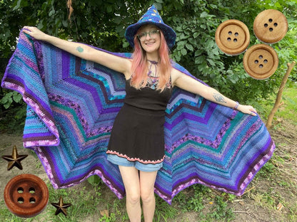 Tattered Cloak Crochet Pattern