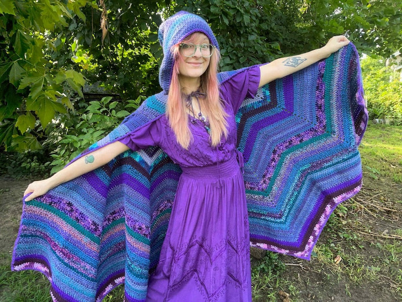 Tattered Cloak Crochet Pattern