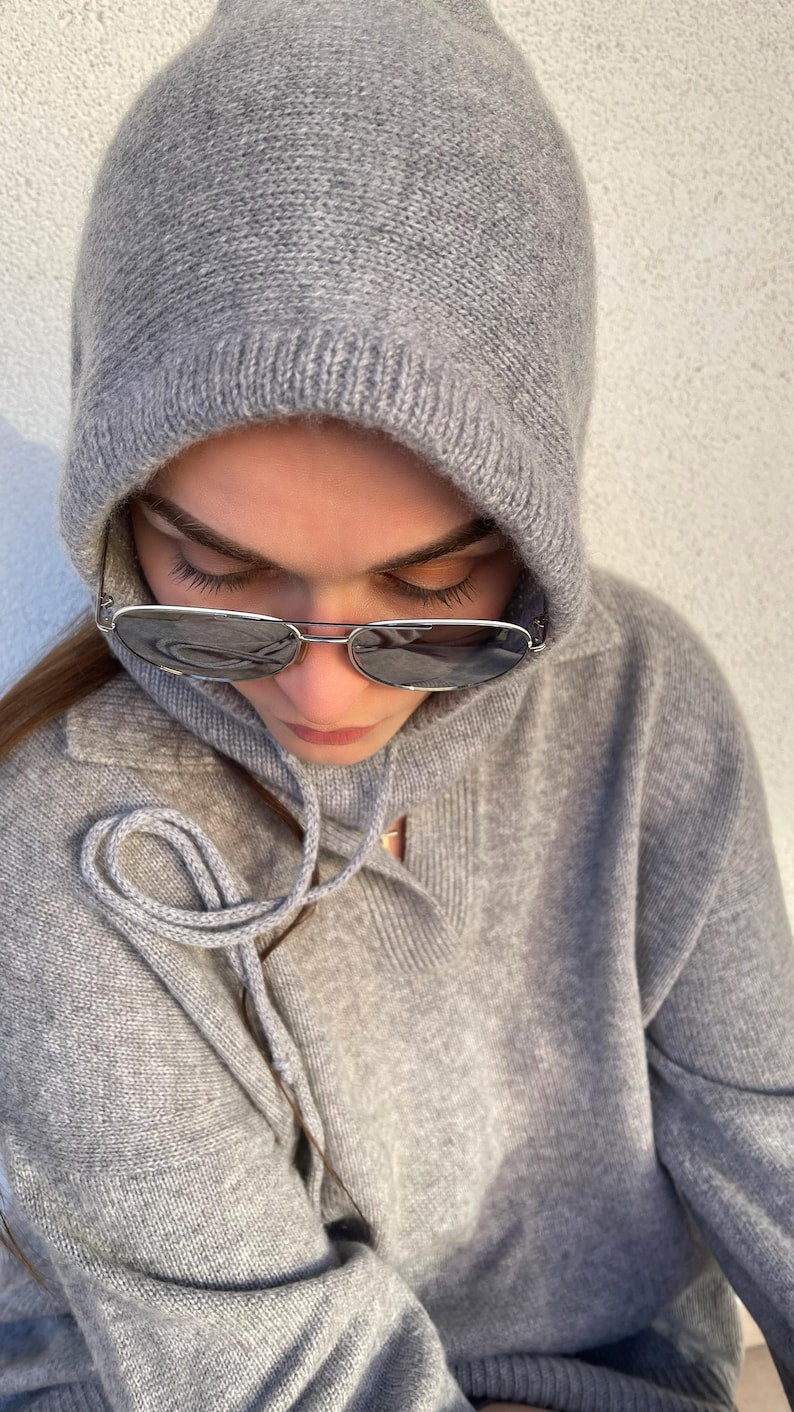 Cashmere Balaclava Knitting Pattern