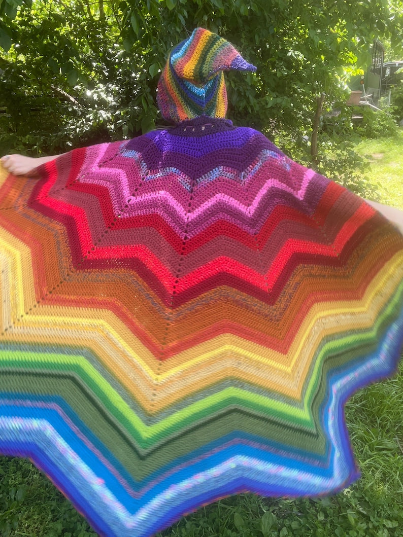 Tattered Cloak Crochet Pattern