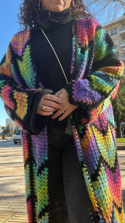 Long Coat Crochet Cardigan Pattern
