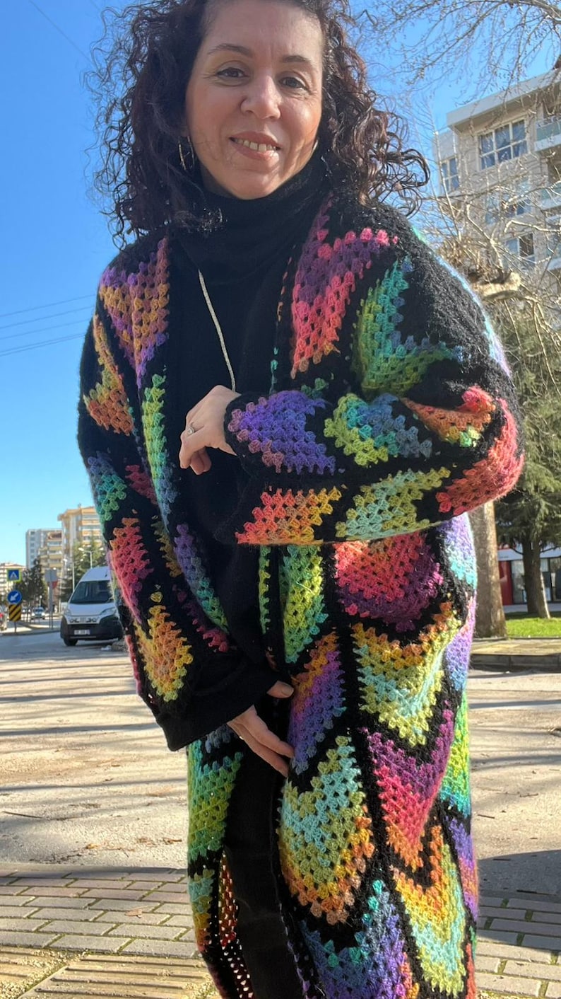 Long Coat Crochet Cardigan Pattern