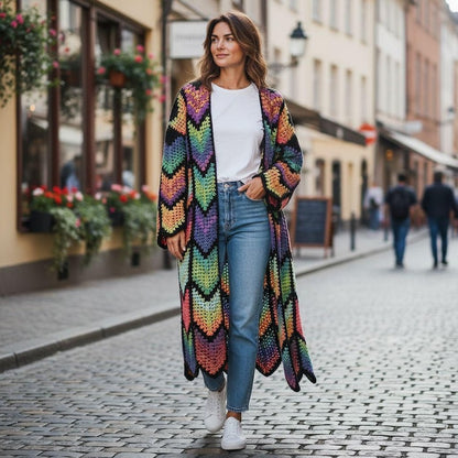 Long Coat Crochet Cardigan Pattern