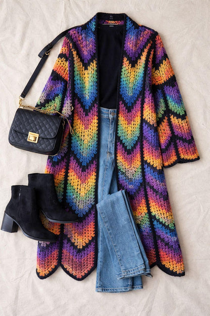 Long Coat Crochet Cardigan Pattern