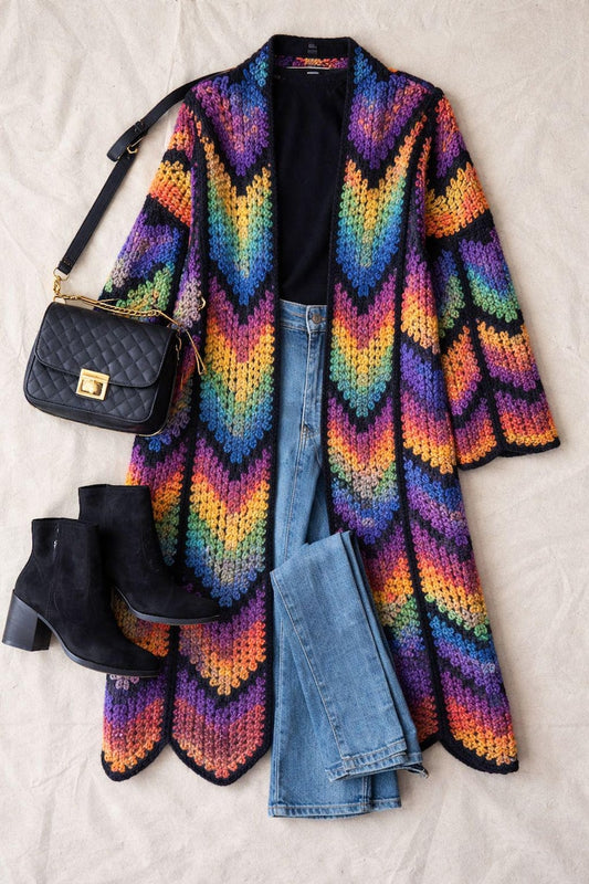 Long Coat Crochet Cardigan Pattern