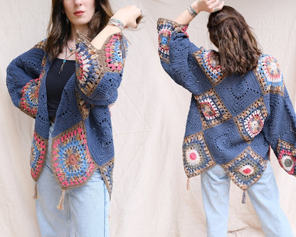 Crochet Bohemian Cardigan Pattern