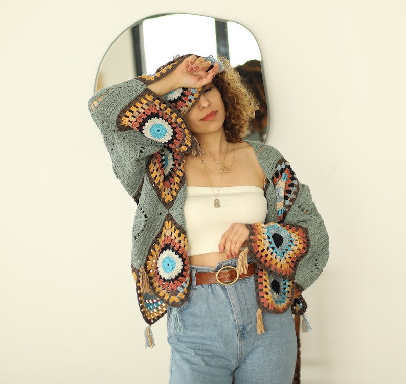 Crochet Bohemian Cardigan Pattern