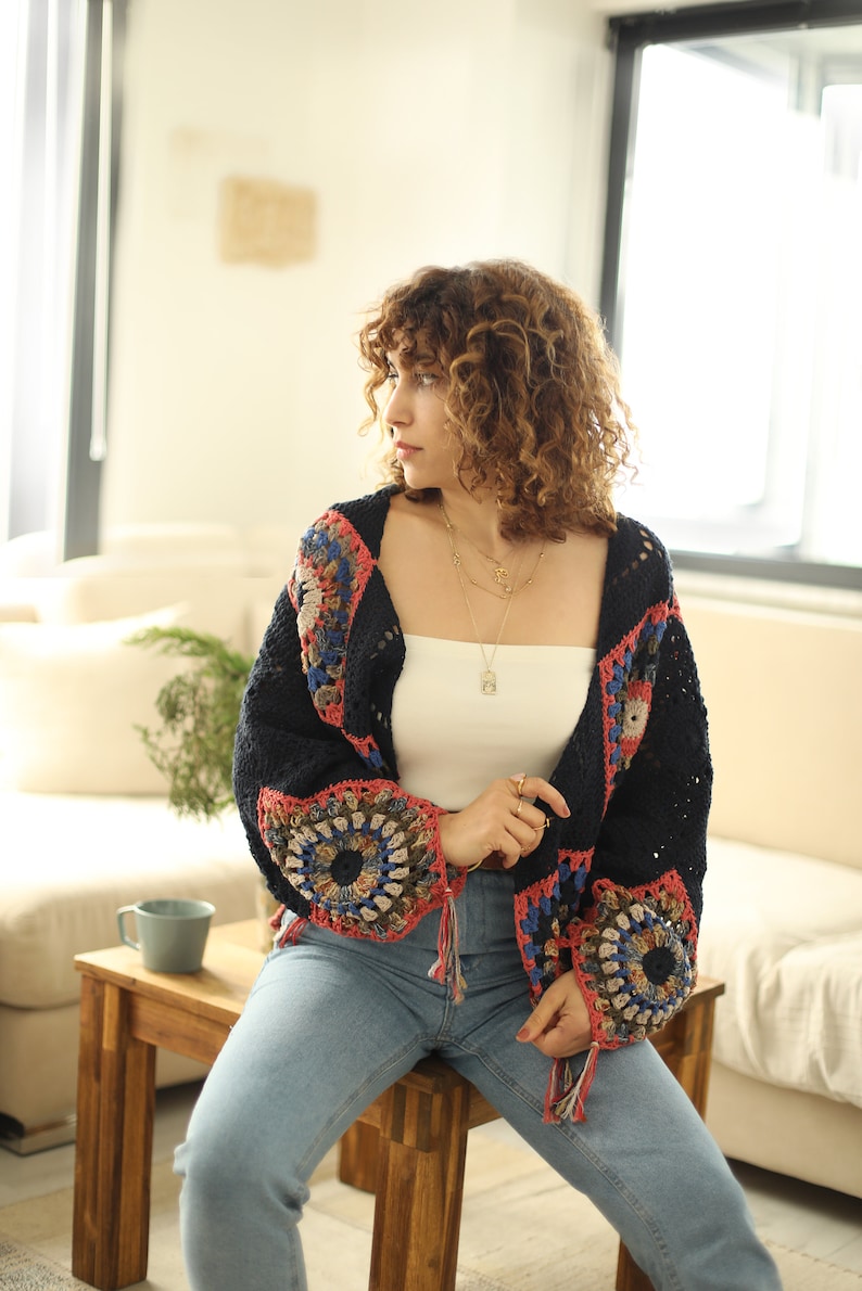 Crochet Bohemian Cardigan Pattern
