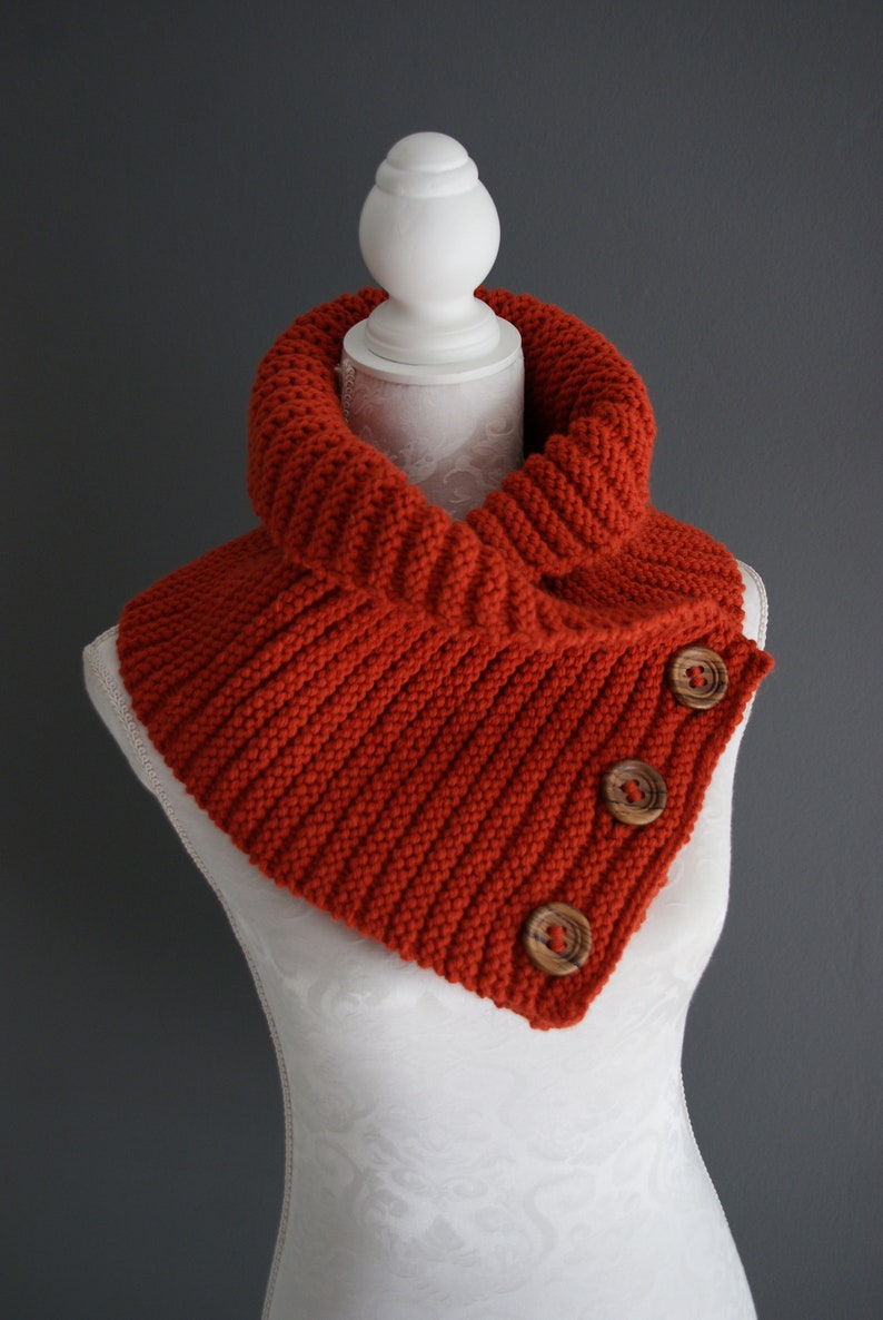 Fabulous Ribbed Cowl Scarf Knitting Pattern