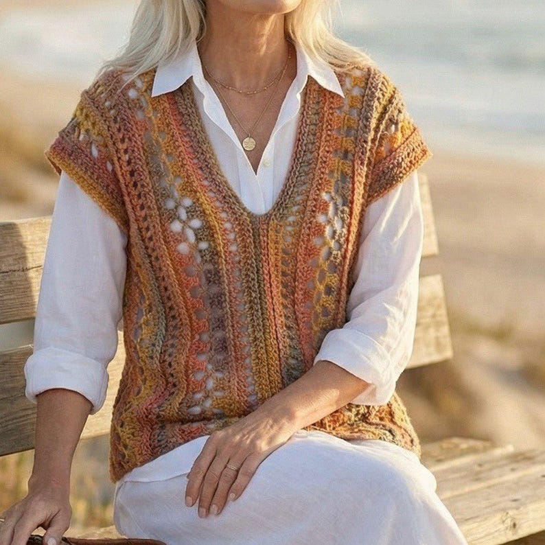 Marisha Vest Crochet Pattern