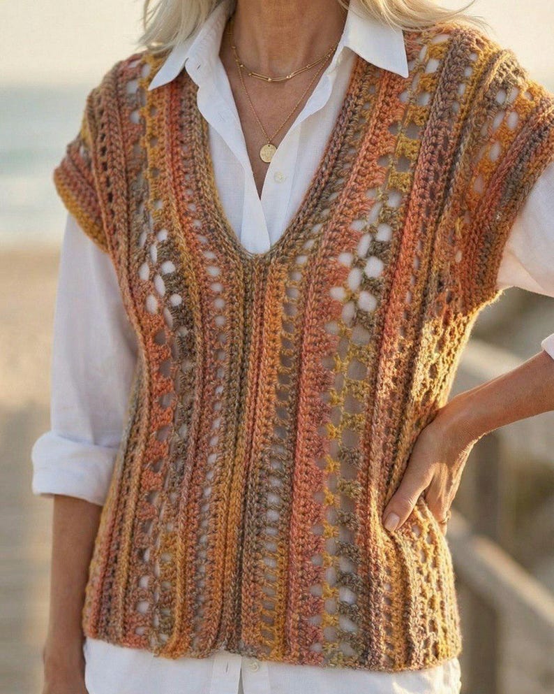 Marisha Vest Crochet Pattern