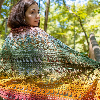 Mountain Muse Shawl Crochet Pattern