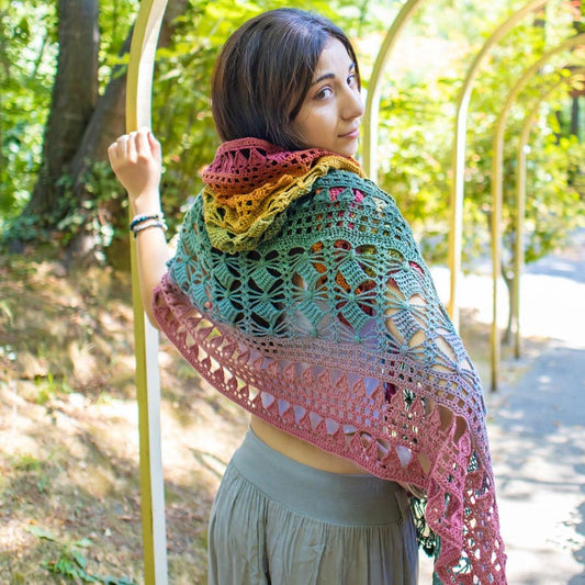 Mountain Muse Shawl Crochet Pattern