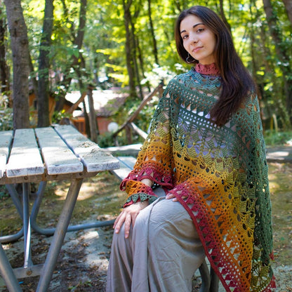 Mountain Muse Shawl Crochet Pattern