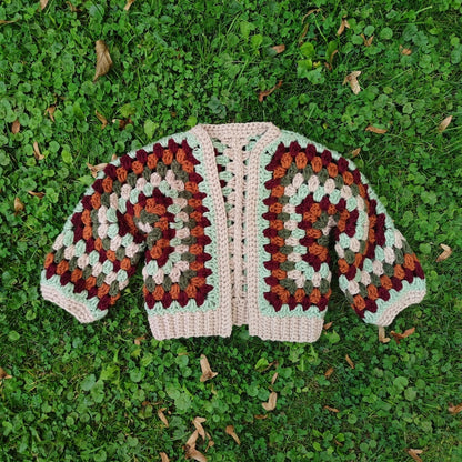 Crochet Hexagon Cardigan Pattern