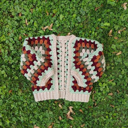 Crochet Hexagon Cardigan Pattern