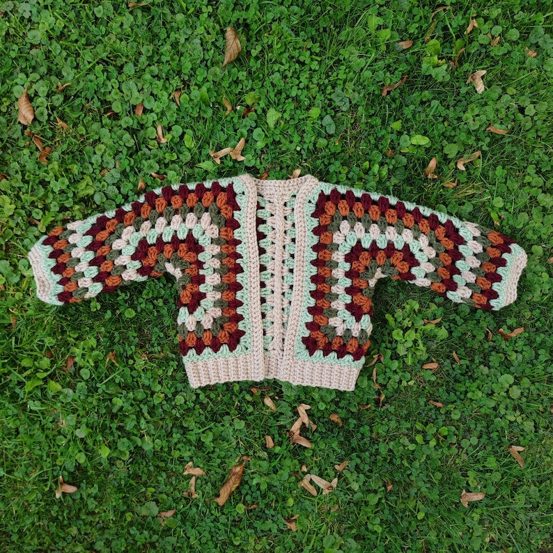 Crochet Hexagon Cardigan Pattern