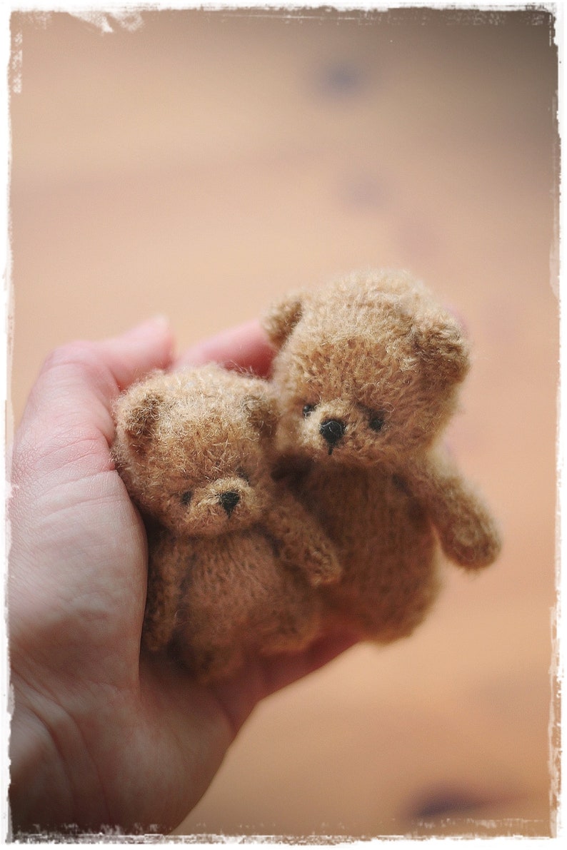 Small Teddy Bear Knitting Pattern