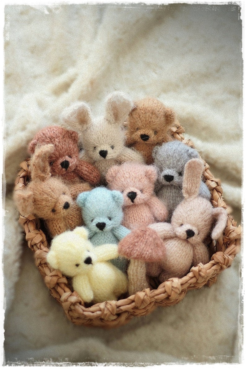 Small Teddy Bear Knitting Pattern