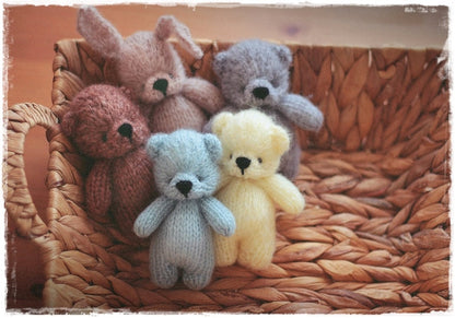 Small Teddy Bear Knitting Pattern