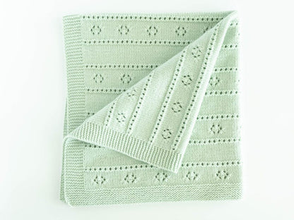 Baby blanket knitting pattern