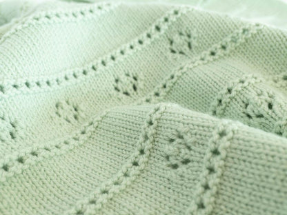 Baby blanket knitting pattern