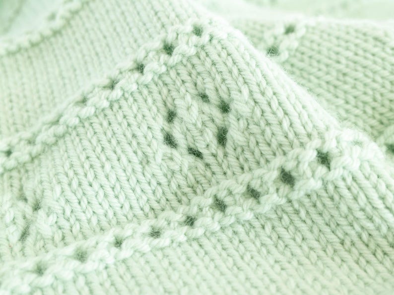 Baby blanket knitting pattern
