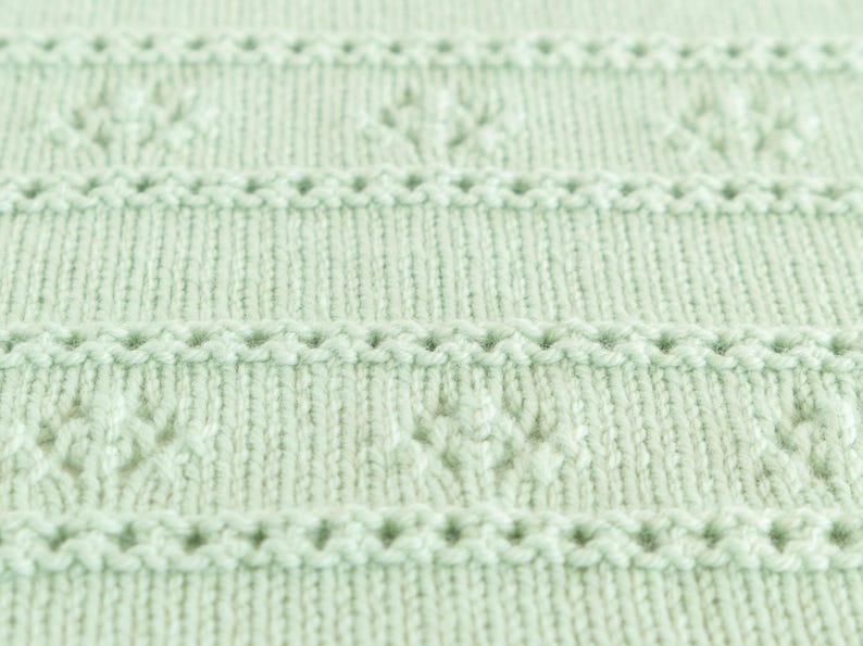 Baby blanket knitting pattern