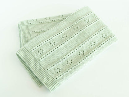 Baby blanket knitting pattern