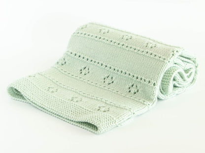 Baby blanket knitting pattern