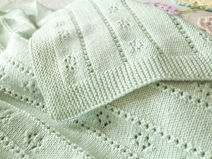 Baby blanket knitting pattern