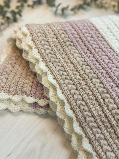 Little Lamb Baby blanket Crochet pattern