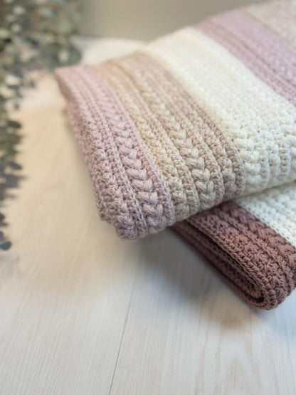 Little Lamb Baby blanket Crochet pattern