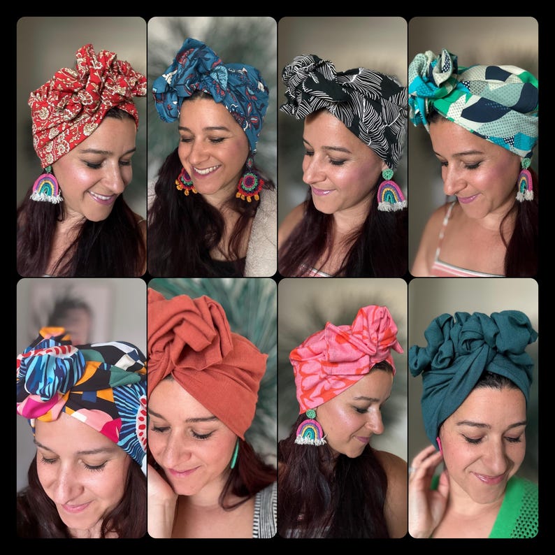 Wired Turban Sewing Pattern