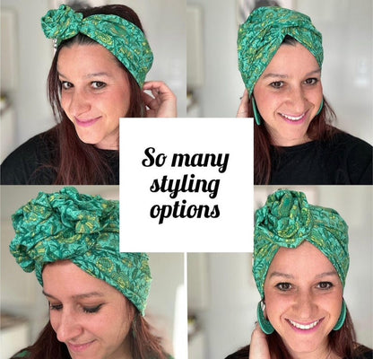 Wired Turban Sewing Pattern