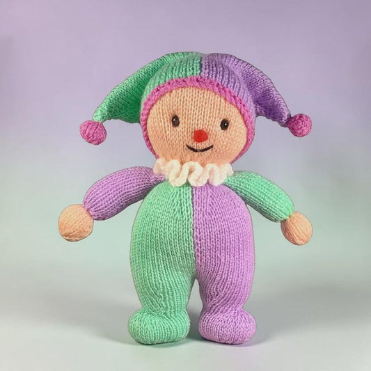 Knitted Clown Doll Pattern