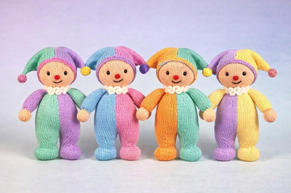Knitted Clown Doll Pattern
