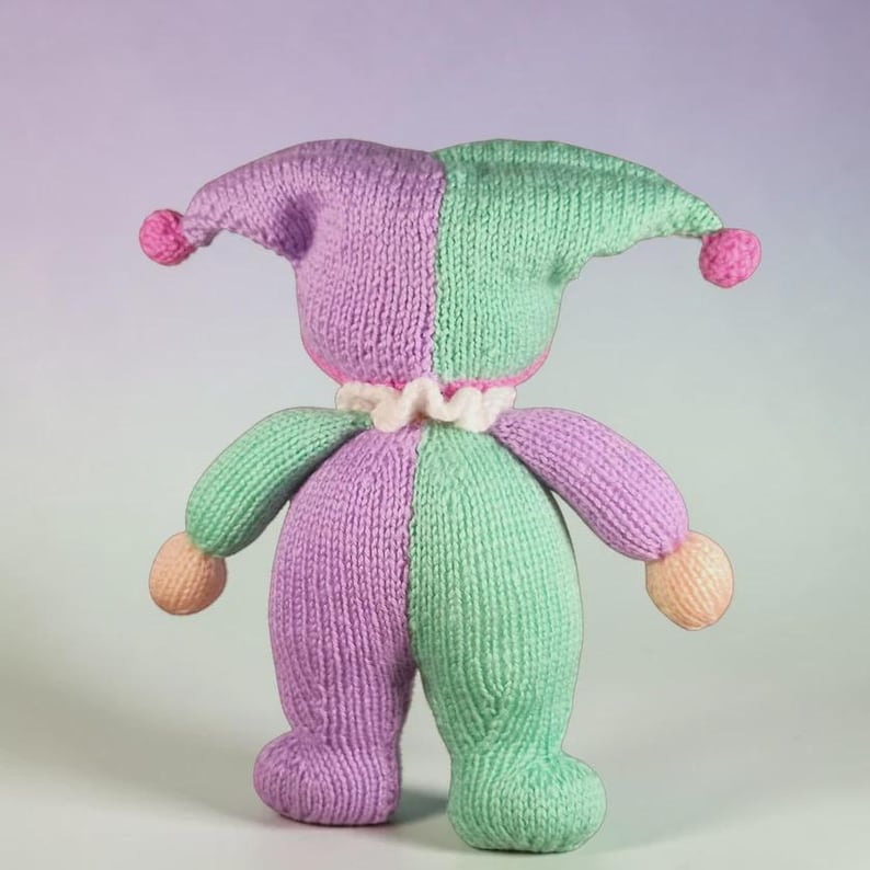 Knitted Clown Doll Pattern