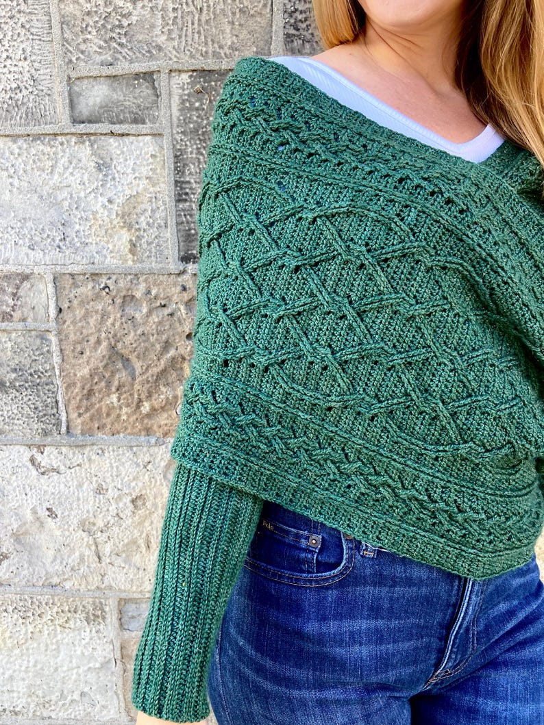 The Niamh Sweater Scarf Crochet Pattern