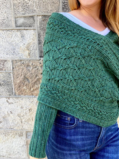 The Niamh Sweater Scarf Crochet Pattern