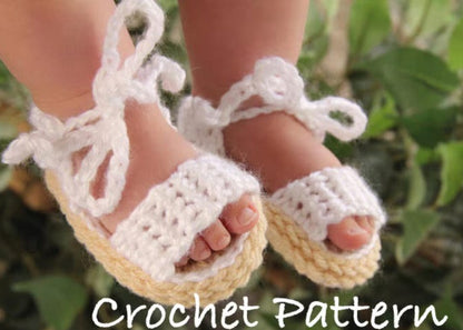 Baby Sandals Crochet Pattern