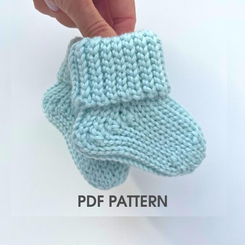 Crochet Baby Socks Pattern