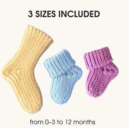 Crochet Baby Socks Pattern