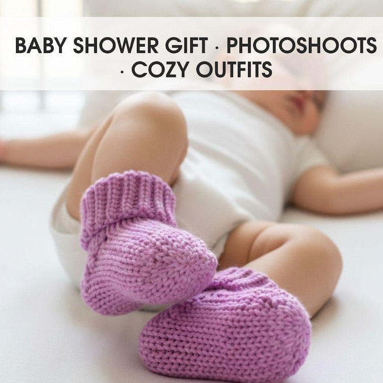 Crochet Baby Socks Pattern