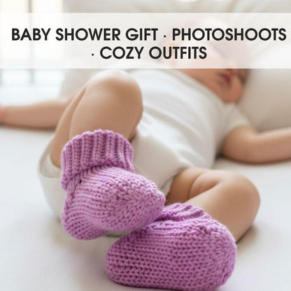 Crochet Baby Socks Pattern
